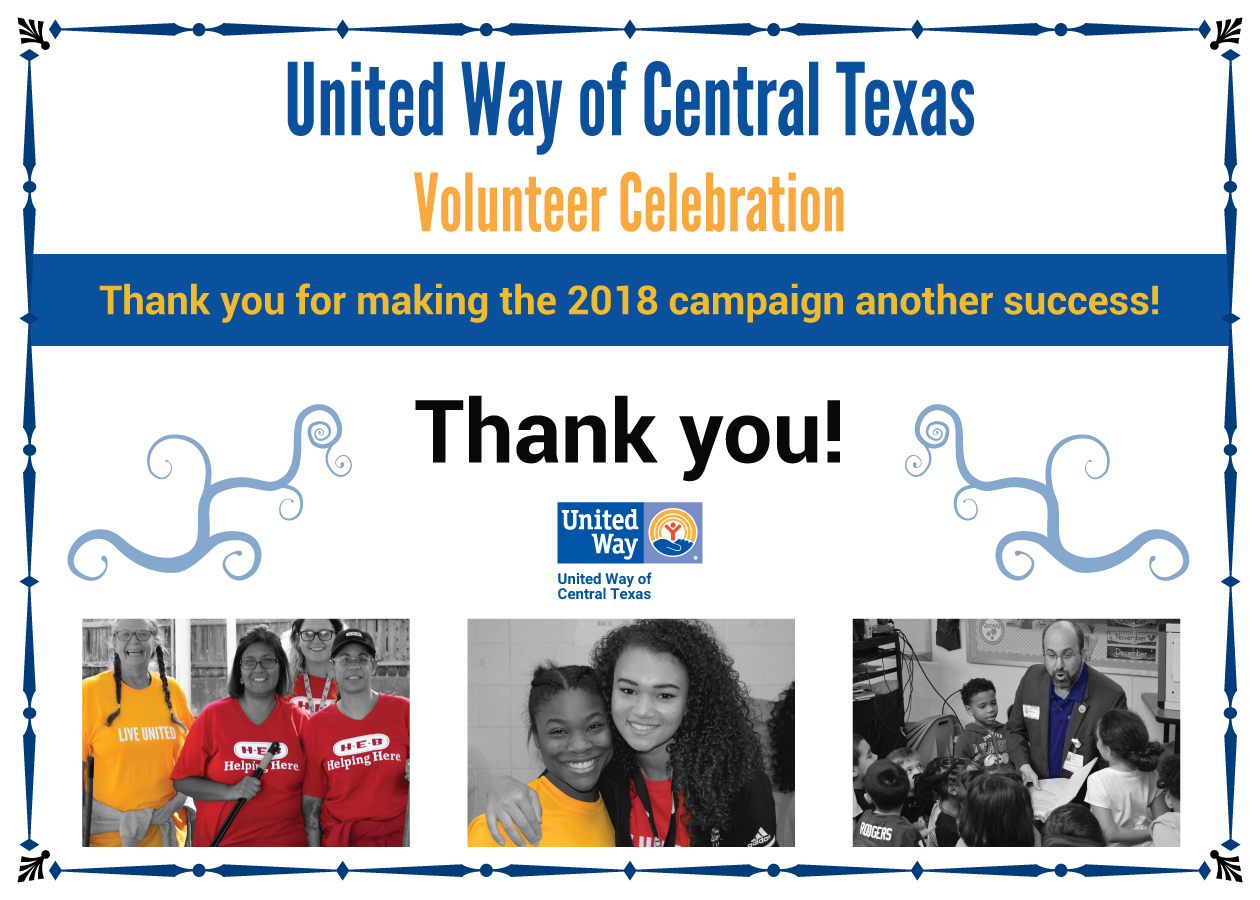 Volunteer Celebration United Way Of Central Texas